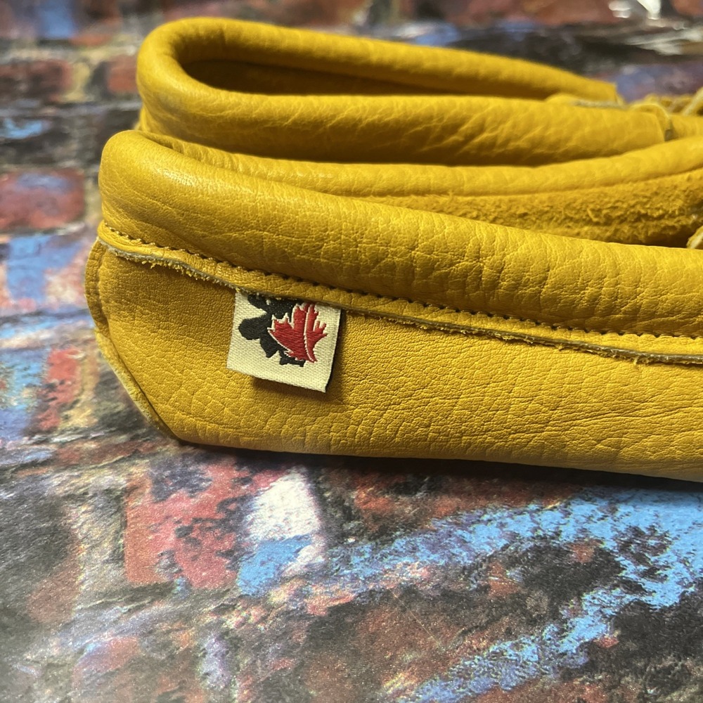 Hides In Hand Canada Gold Moccasins - Picture 2 of 5
